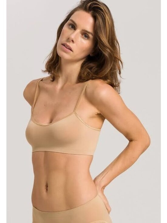 Hanro Other - Hanro Touch Feeling Crop Top Bralette - Beige - Size US XL GOOD CONDITION